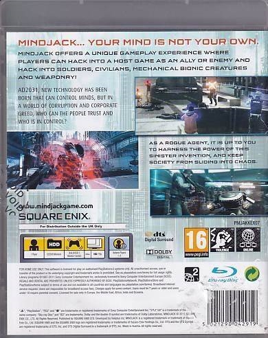 Mindjack - PS3 (B Grade) (Used) (Eng)